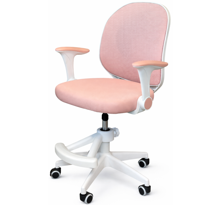 Крісло обертове дитяче PERFECT KIDS ASTRONAUT PINK3